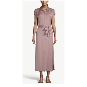 Chico's Violet Button-Front Shirt Dress - NWT